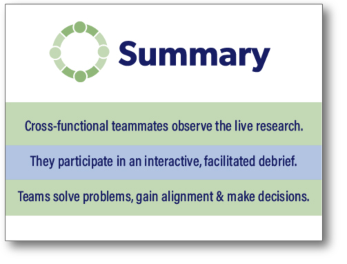 qualitative report options summary